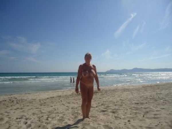 Wife at Nude Beach