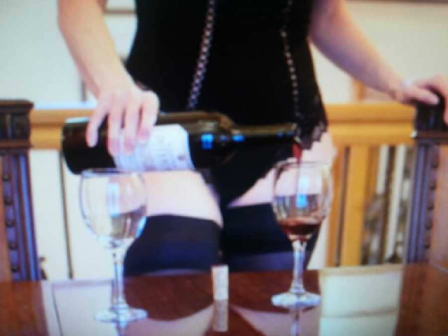 Horny & Enjoying a Glass of Wine