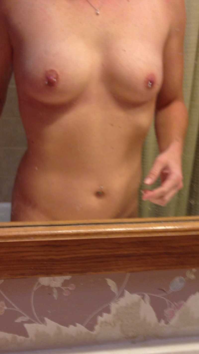 Topless in Mirror