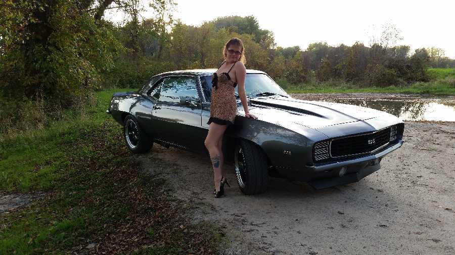 Naked with 1969 Camaro