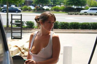 flashing outdoors