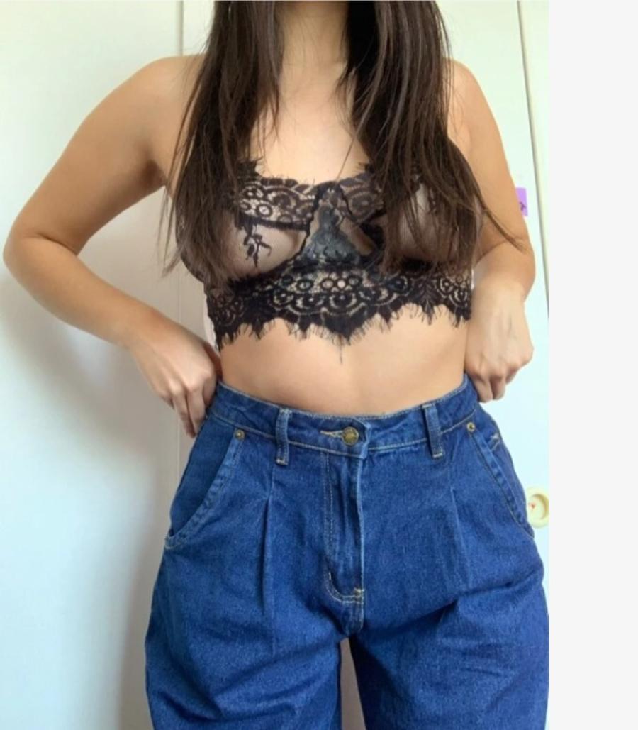 Wife in See thru Bra-Thingy worn Often - Sexy Amateur Dare