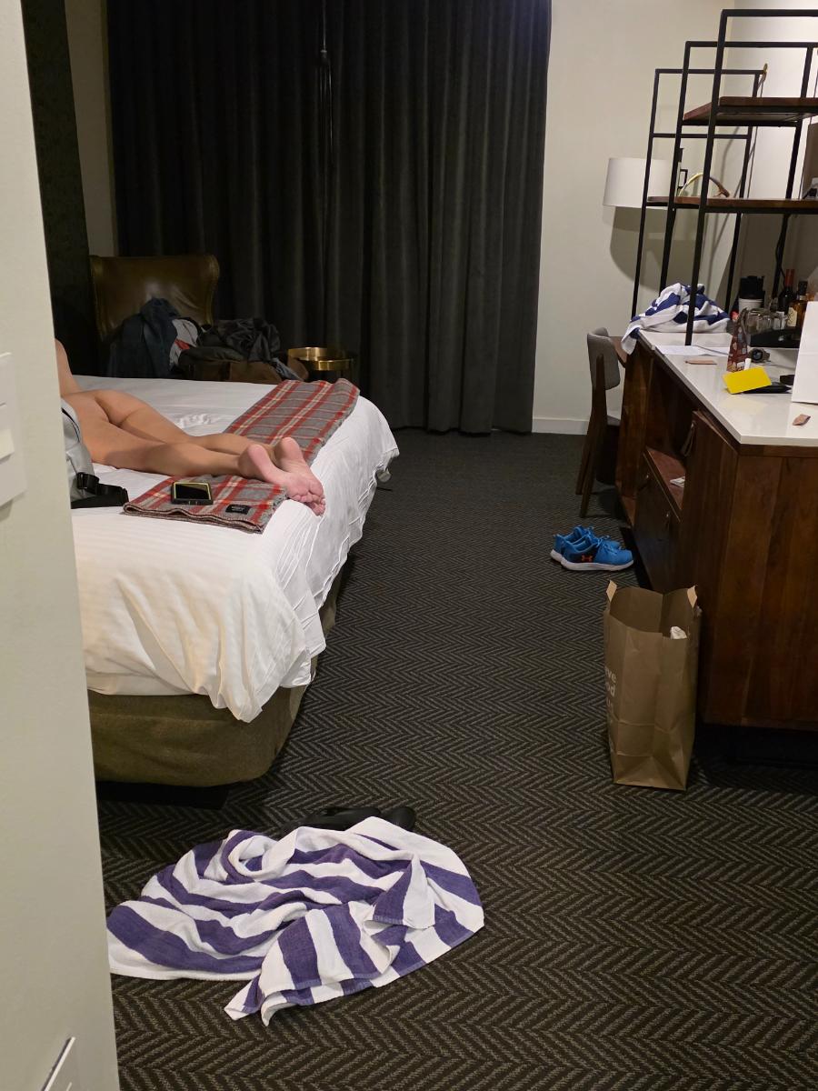 Sexy Wife Naked in Hotel Room - Sexy Amateur Dare