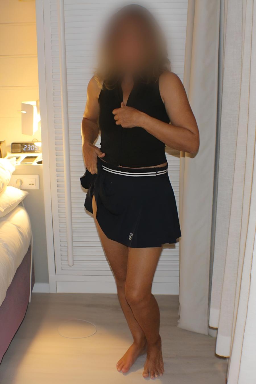 Wife has a Blue Mini Skirt & Nude Requests - Sexy Amateur Dare