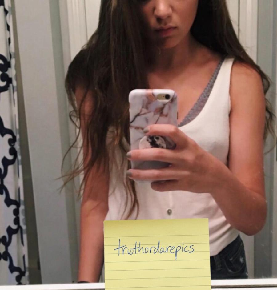 Sexy Girlfriend posts some Underwear Pictures - Sexy Amateur Dare