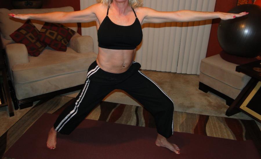 Wife took her Pants off during Yoga Class - Sexy Amateur Dare