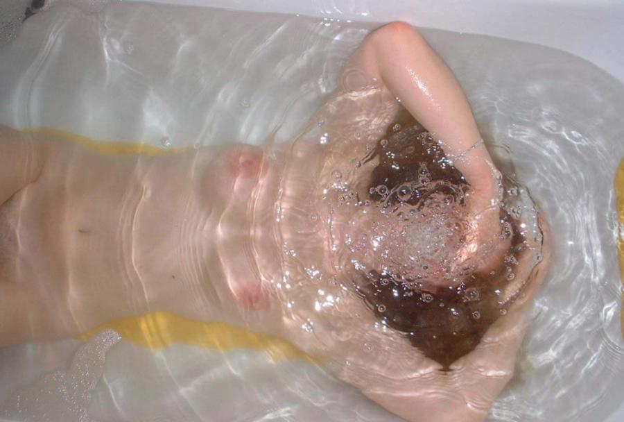 Euro Wife Naked in the Bath! - Sexy Amateur Dare