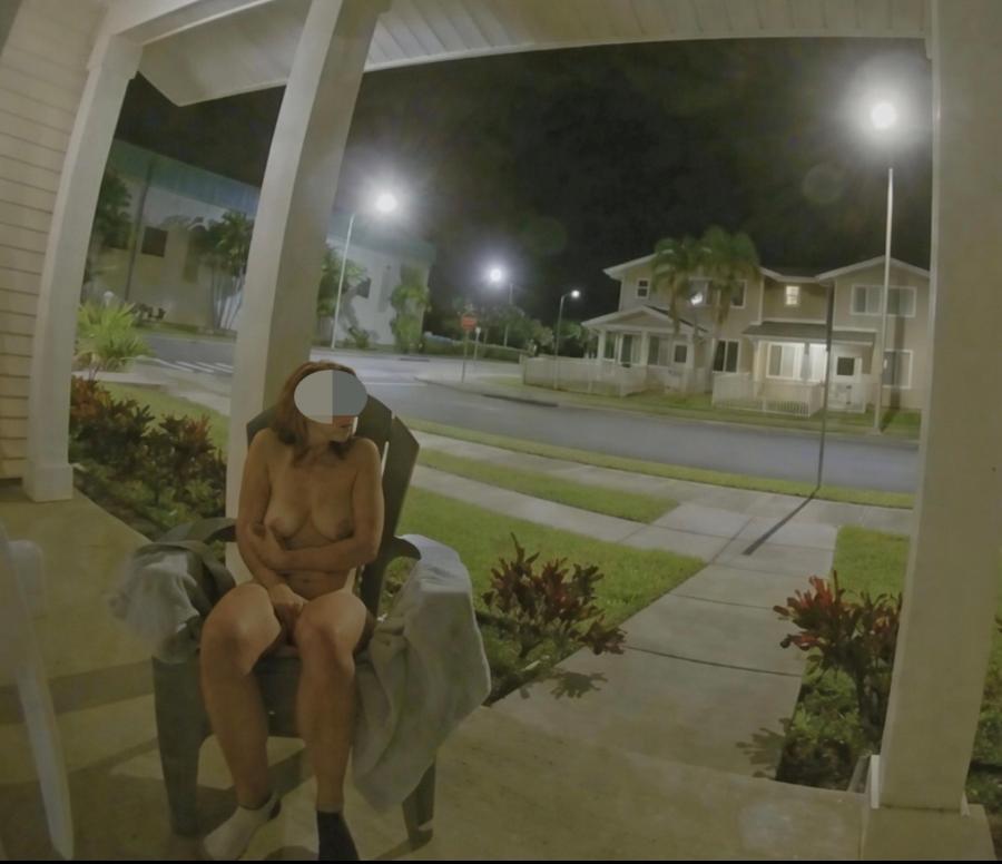 Front Porch Masturbation Dare!