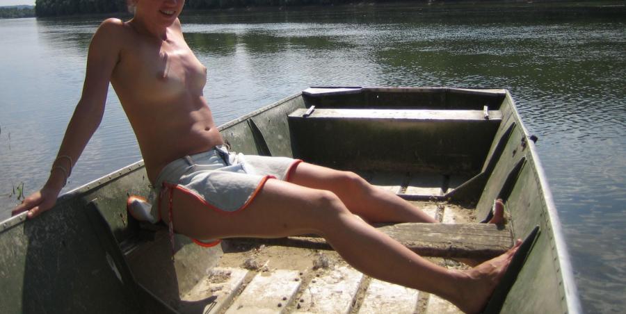 Topless at the Cottage!
