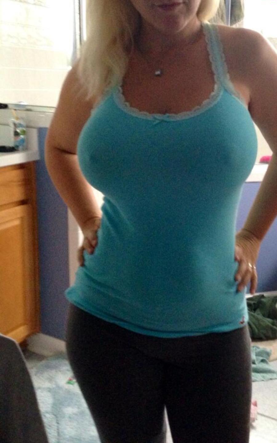 Busty Blonde Wife is Horny Shy - Sexy Amateur Dare