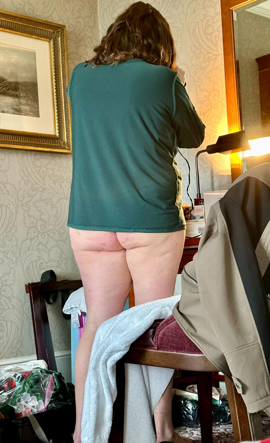 Naked Curvy Wife - Some Outfits or Lack Thereof