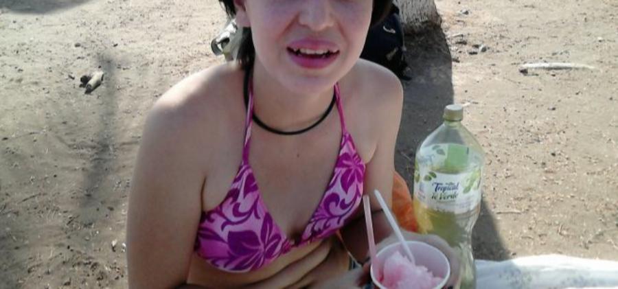 Girlfriend on the Beach down South in bikini
