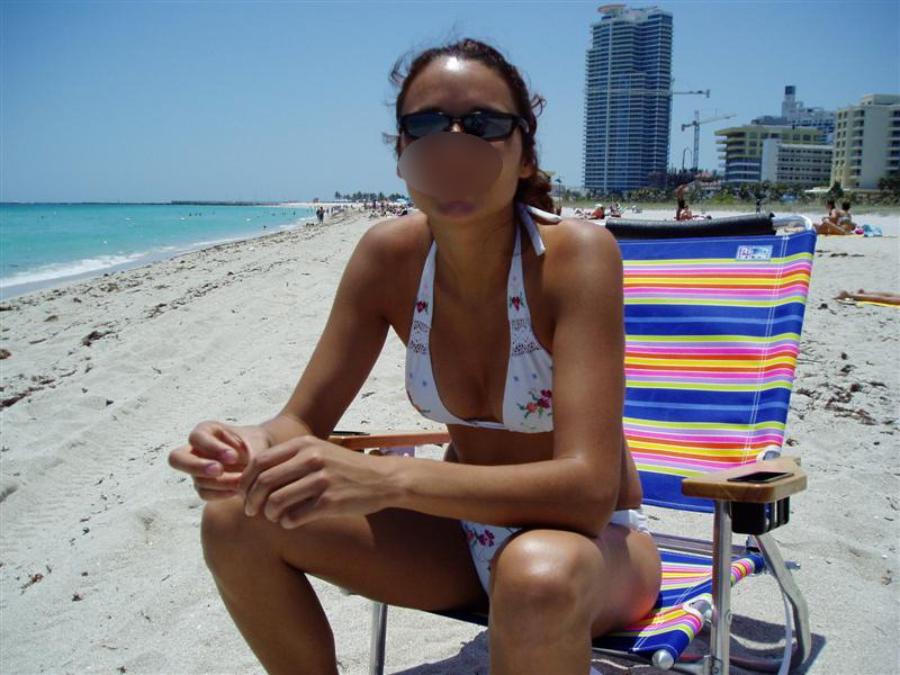 My Wife at the Beach in a Bikini!