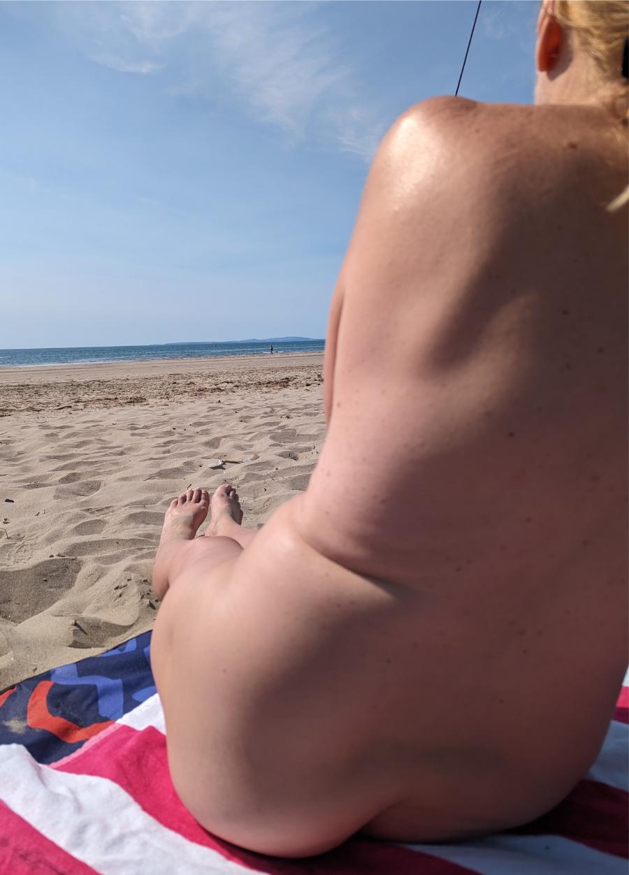 Wife's Nudist beach in North Wales Pics - Sexy Amateur Dare
