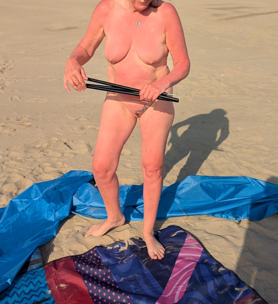 Wife's Nudist beach in North Wales Pics - Sexy Amateur Dare