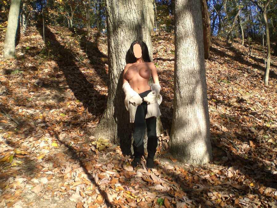 Naked in the Woods Dare