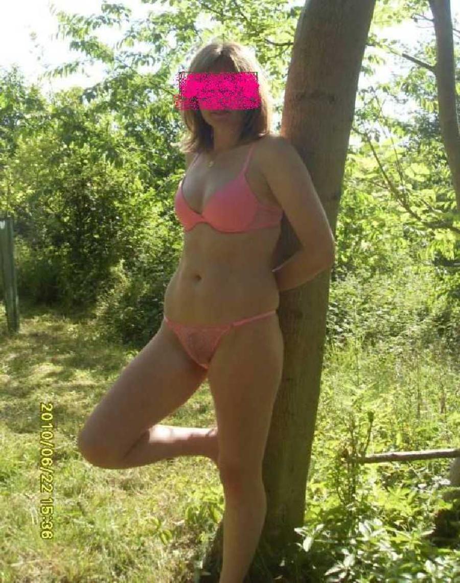 My wife and I in the woods having ex - The Lovers