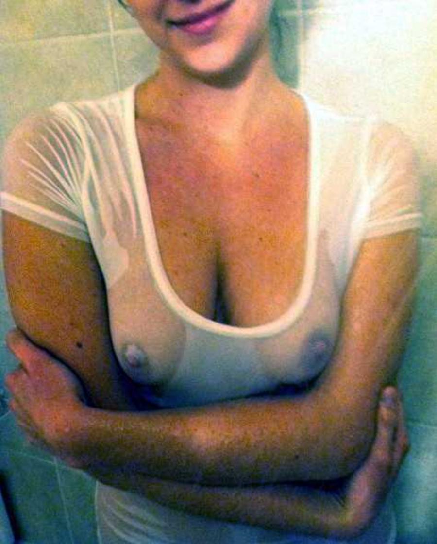 girl in shower
