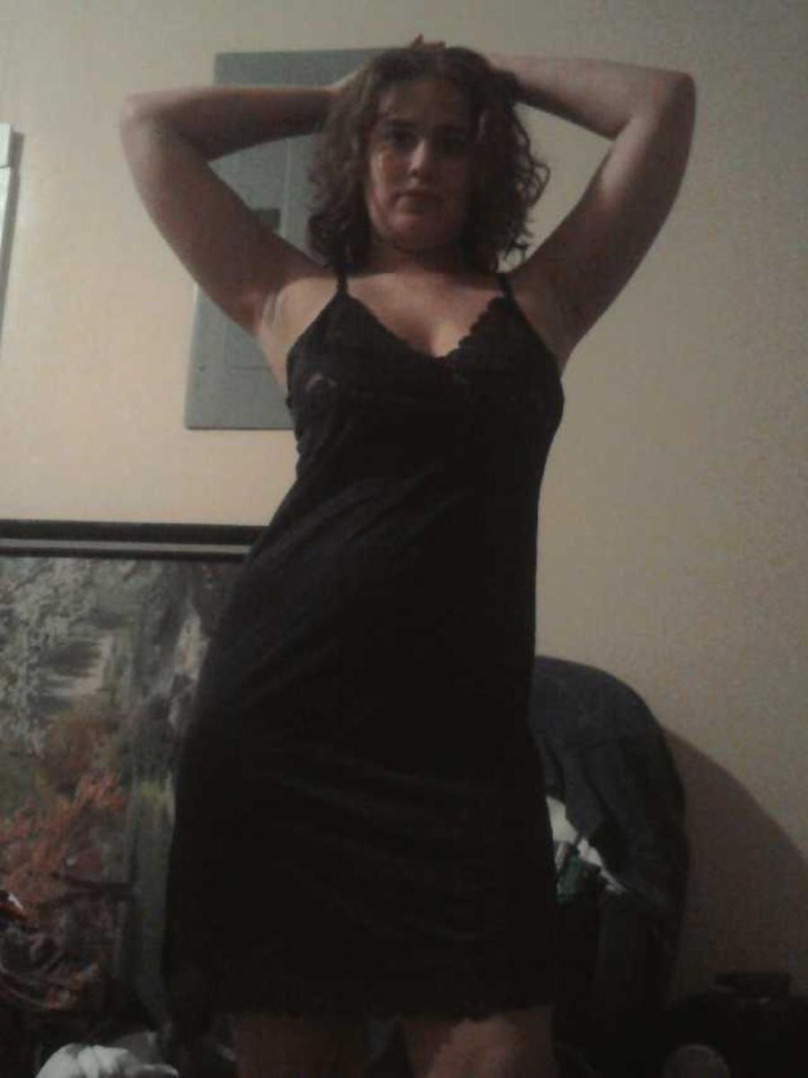 Naked Girlfriend Stripping and Shy about her Body