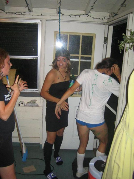 Girls Soccer at Northwestern Initiation Pics