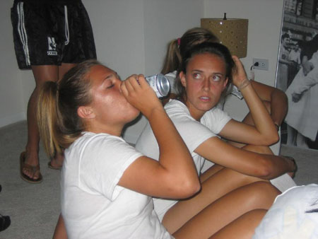 Girls Soccer at Northwestern Initiation Pics