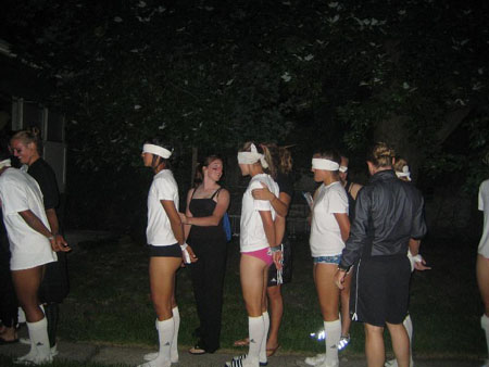 Girls Soccer at Northwestern Initiation Pics
