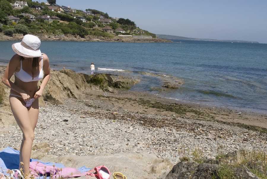 Naked on the Beach